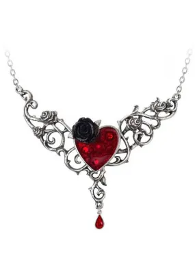 Alchemy The Blood Rose Heart Halskette Rot