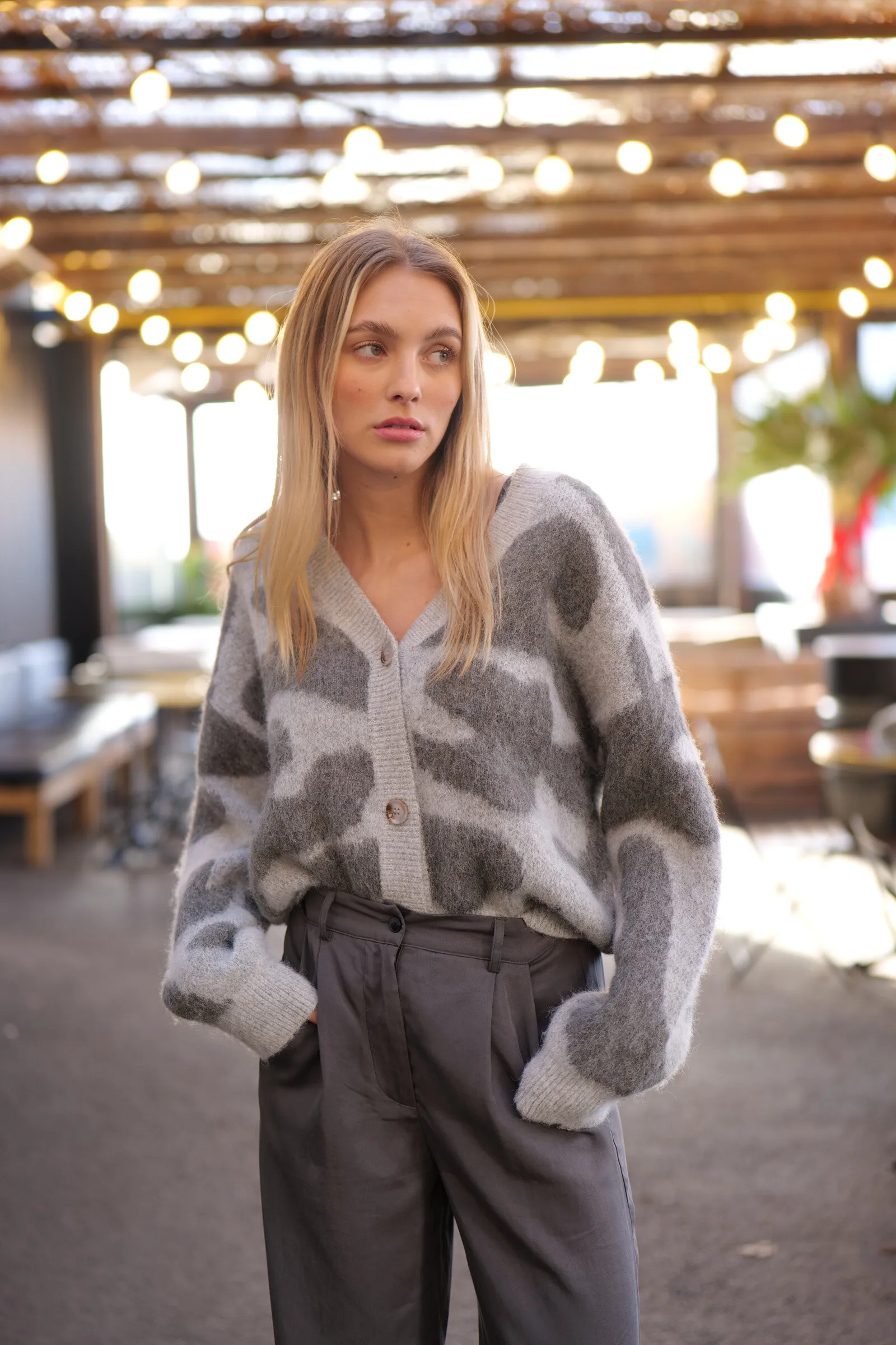 ANASTASIA bedruckter Cardigan