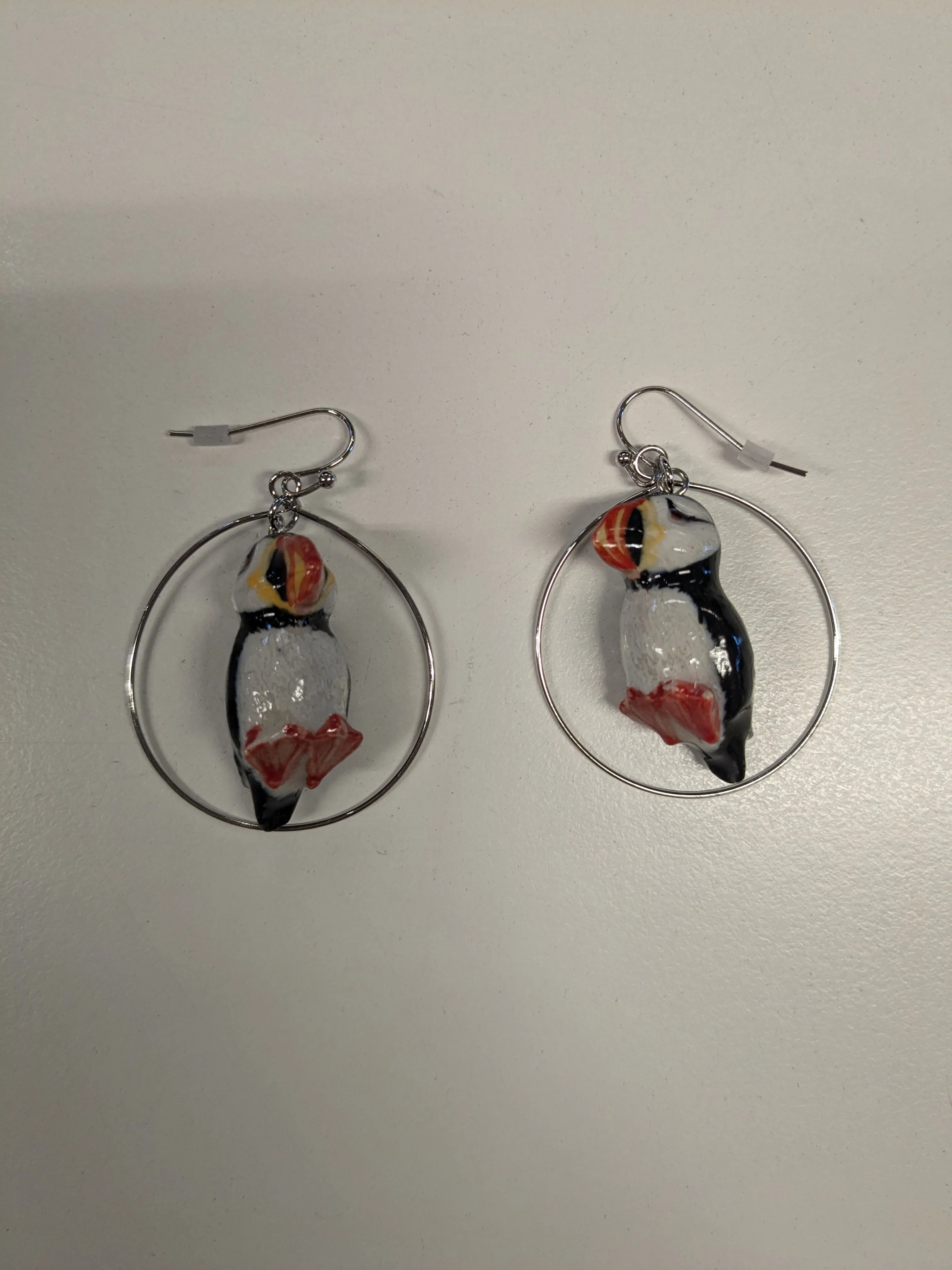 And Mary Puffin Ohrringe Schwarz