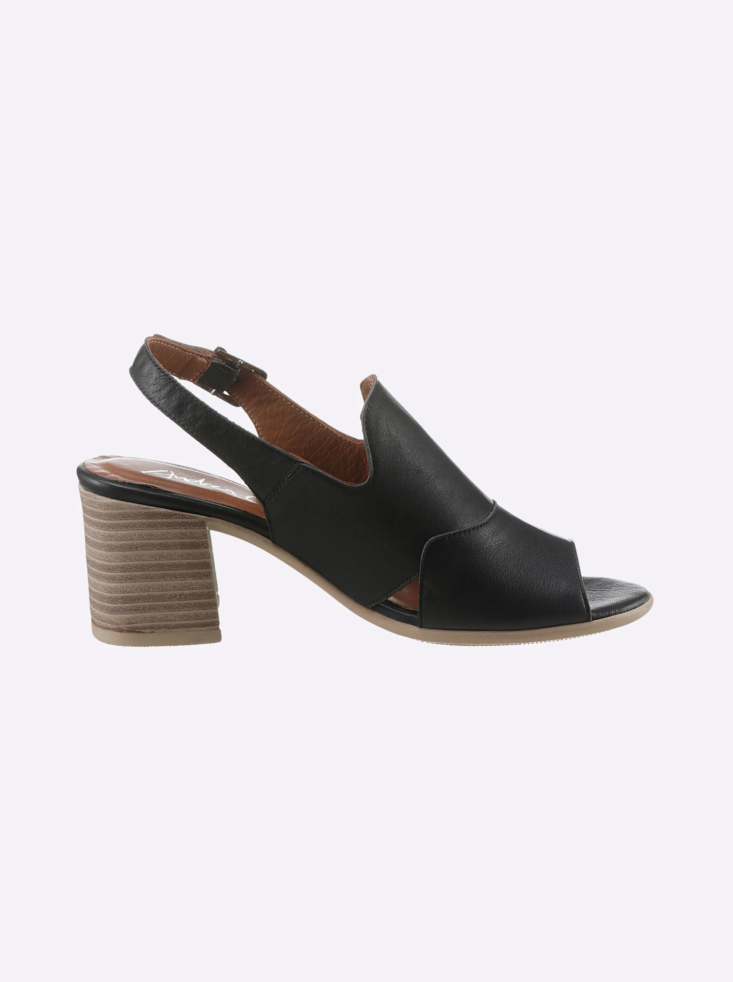 Andrea Conti Sandalette in schwarz