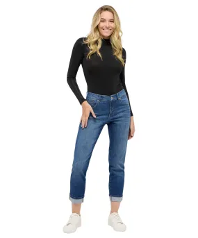 Angels Jeans Darleen Crop in mittelblauer-Waschung