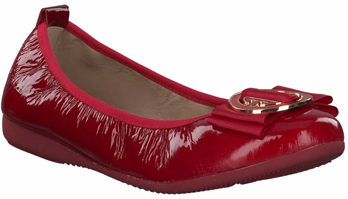 Ballerinas für Damen 103503874127 (Dunkelrot)