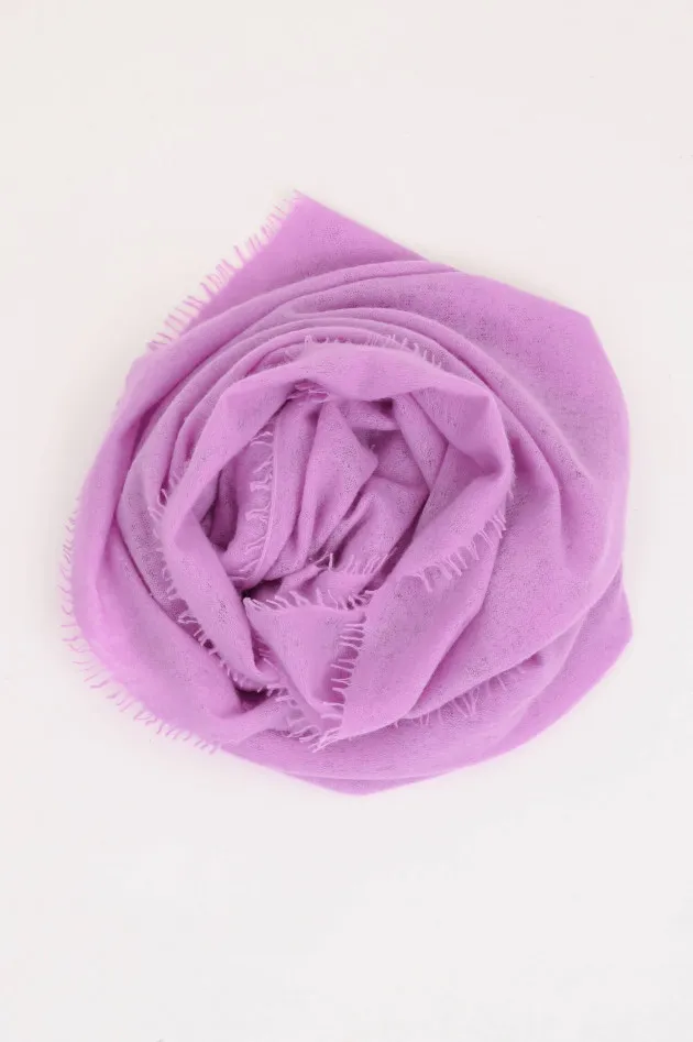 Cashmere-Schal in Lilarosa