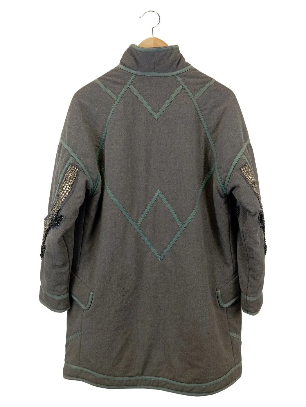 Damen Mantel Gr. 36 Grau Leicht Urban Chic