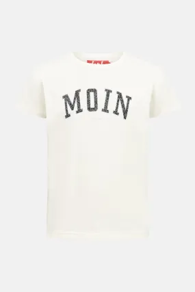 Derbe Kinder T-Shirt Moin Leo Weiß