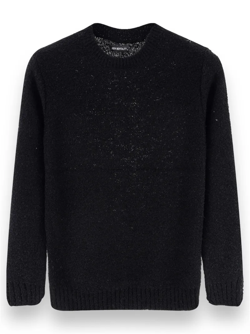 Dicker Pullover mit Rundhalsausschnitt