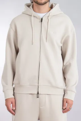 EMPORIO ARMANI Cotton Blend Sweat Jacket  