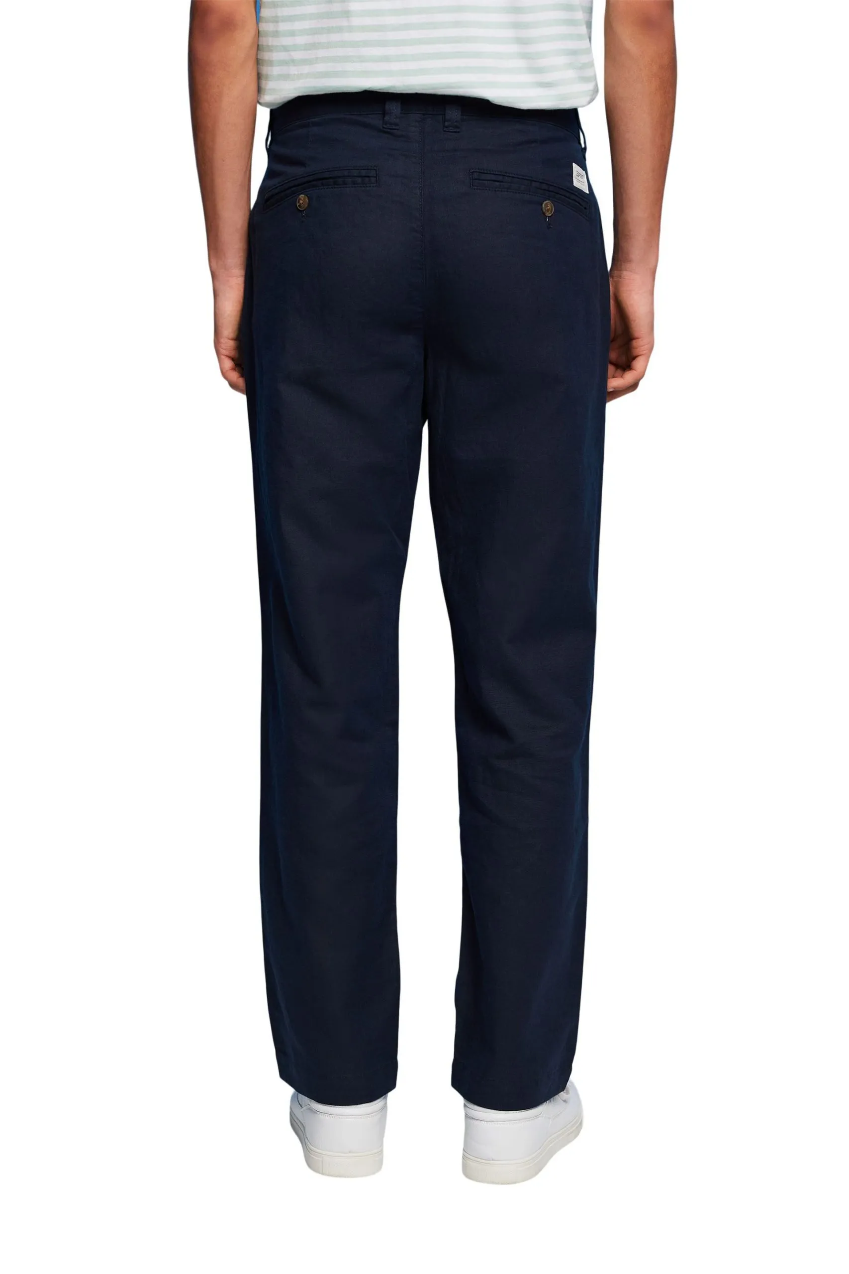 ESPRIT – Hose aus Baumwoll- und Leinenmix