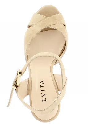 EVITA Sandalette 'LANA' in Beige
