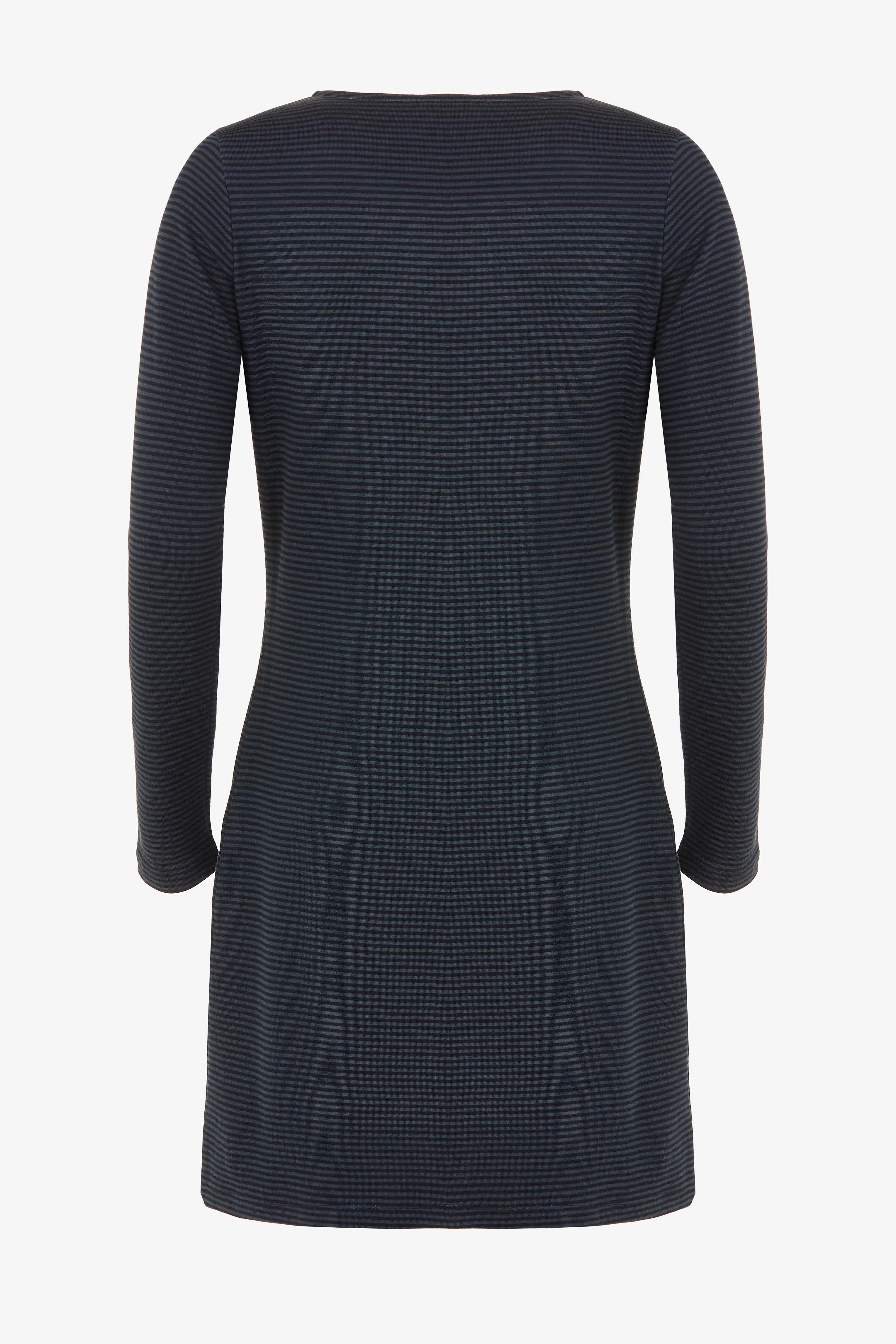 FLOW Ringel Sweat Kleid für Damen anthra - black