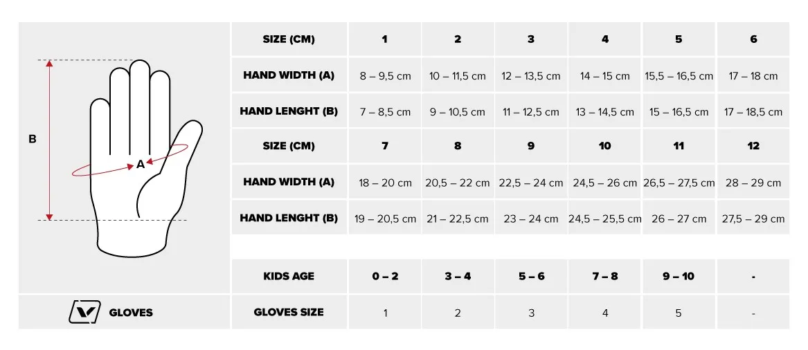 Freeride-Handschuhe für Herren Viking SOREN dunkelgrau
