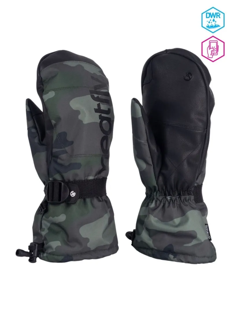 Handschuhe Meatfly Osbourne grün camo