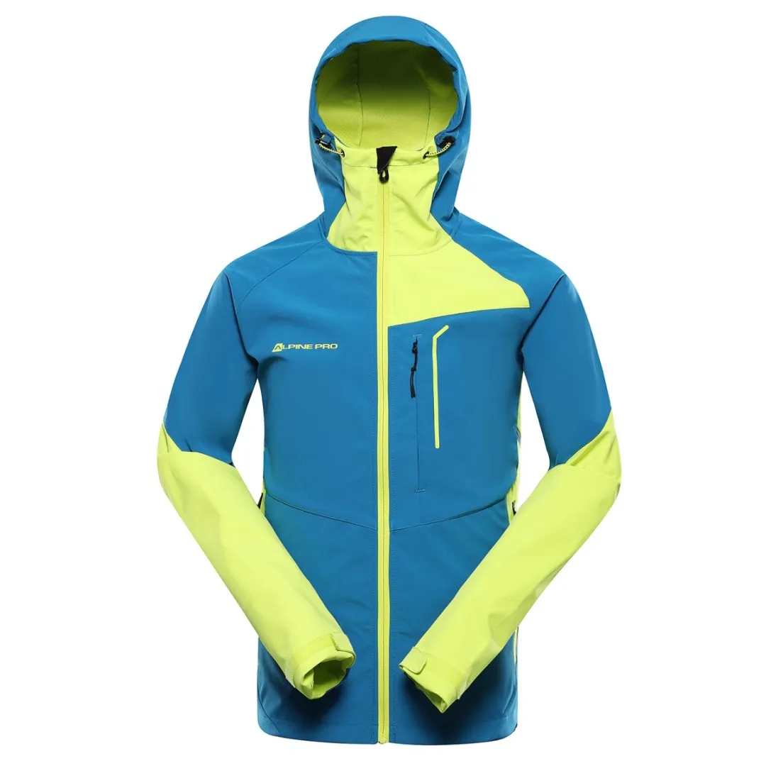 Herren Softshelljacke mit Membran ALPINE PRO ESPRIT mykonos blau blau XL