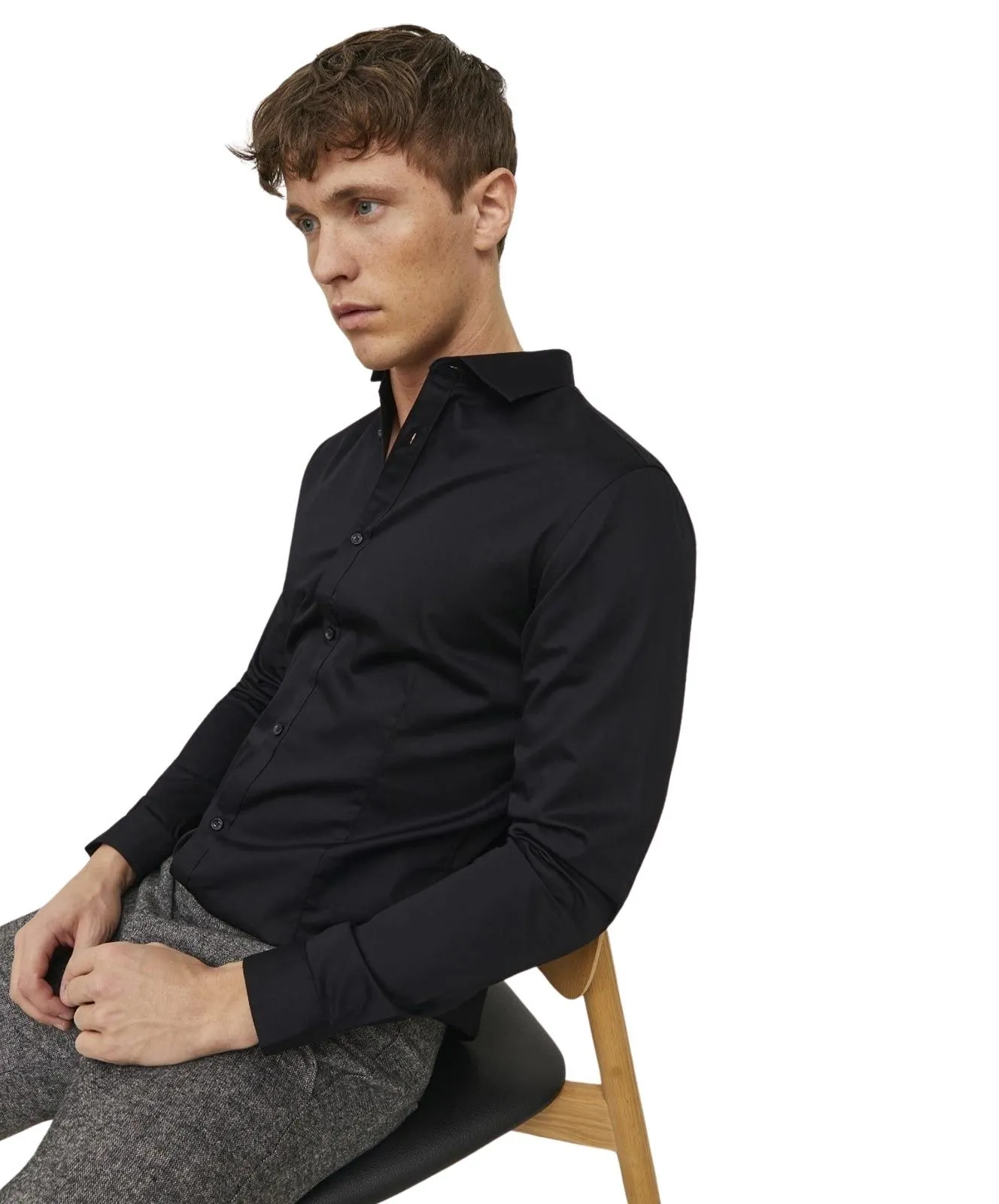 Jack & Jones Business-Hemd Parma in Schwarz