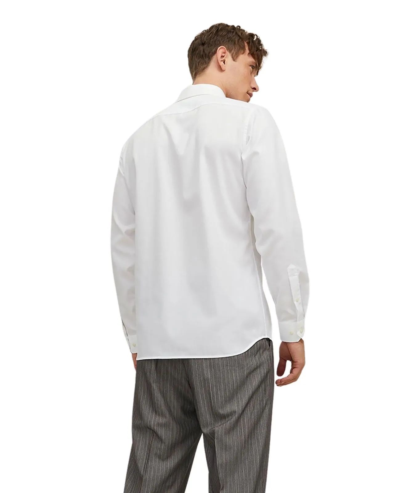 Jack & Jones Hemd Parker mit Langarm in Weiß