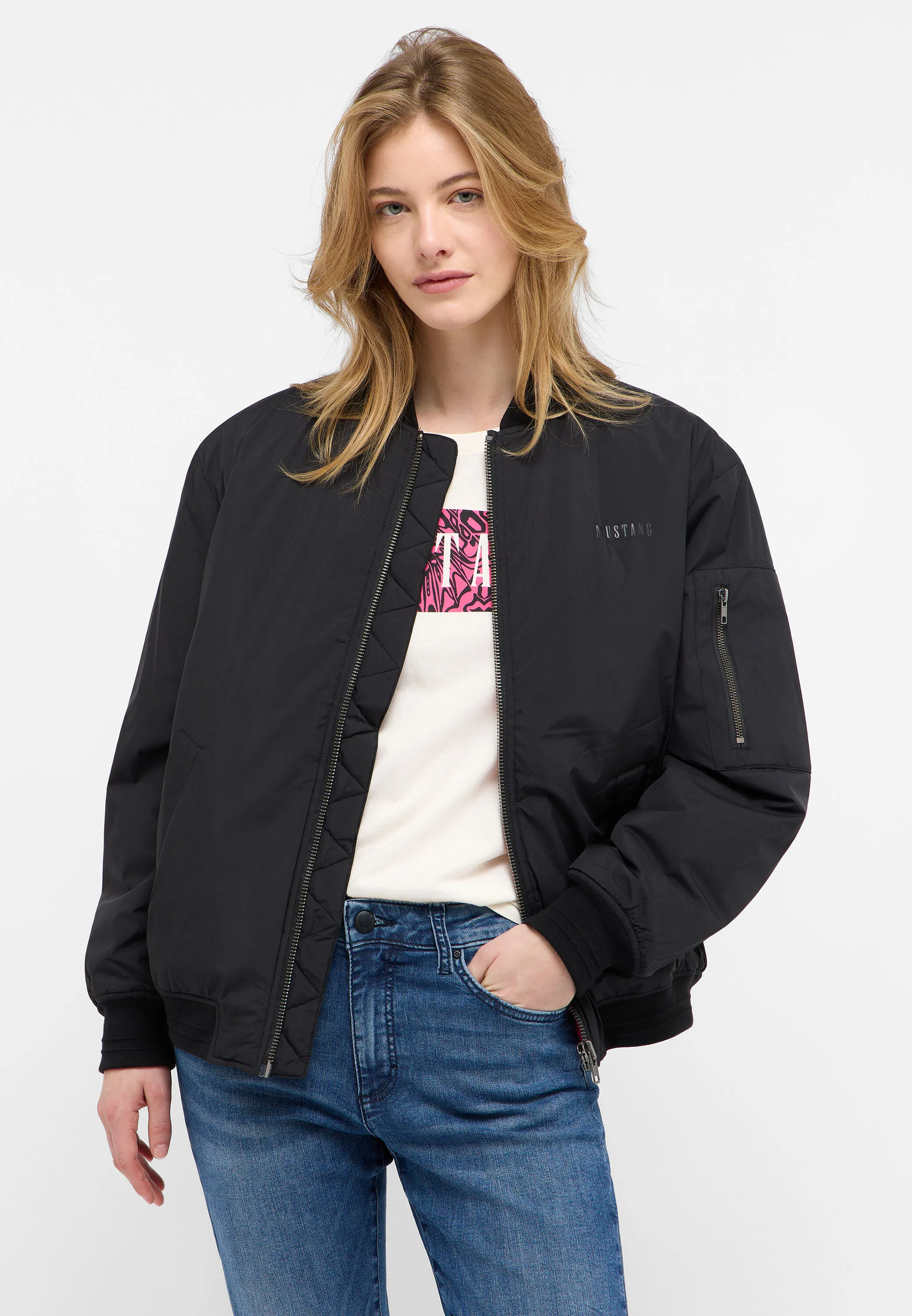 Jacke im Blouson-Design