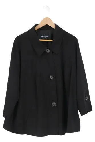 Leichter Mantel Schwarz Gr. 40 Damen Polyester