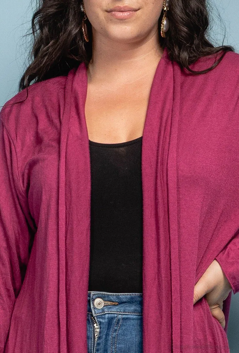 Lockerer langer Cardigan