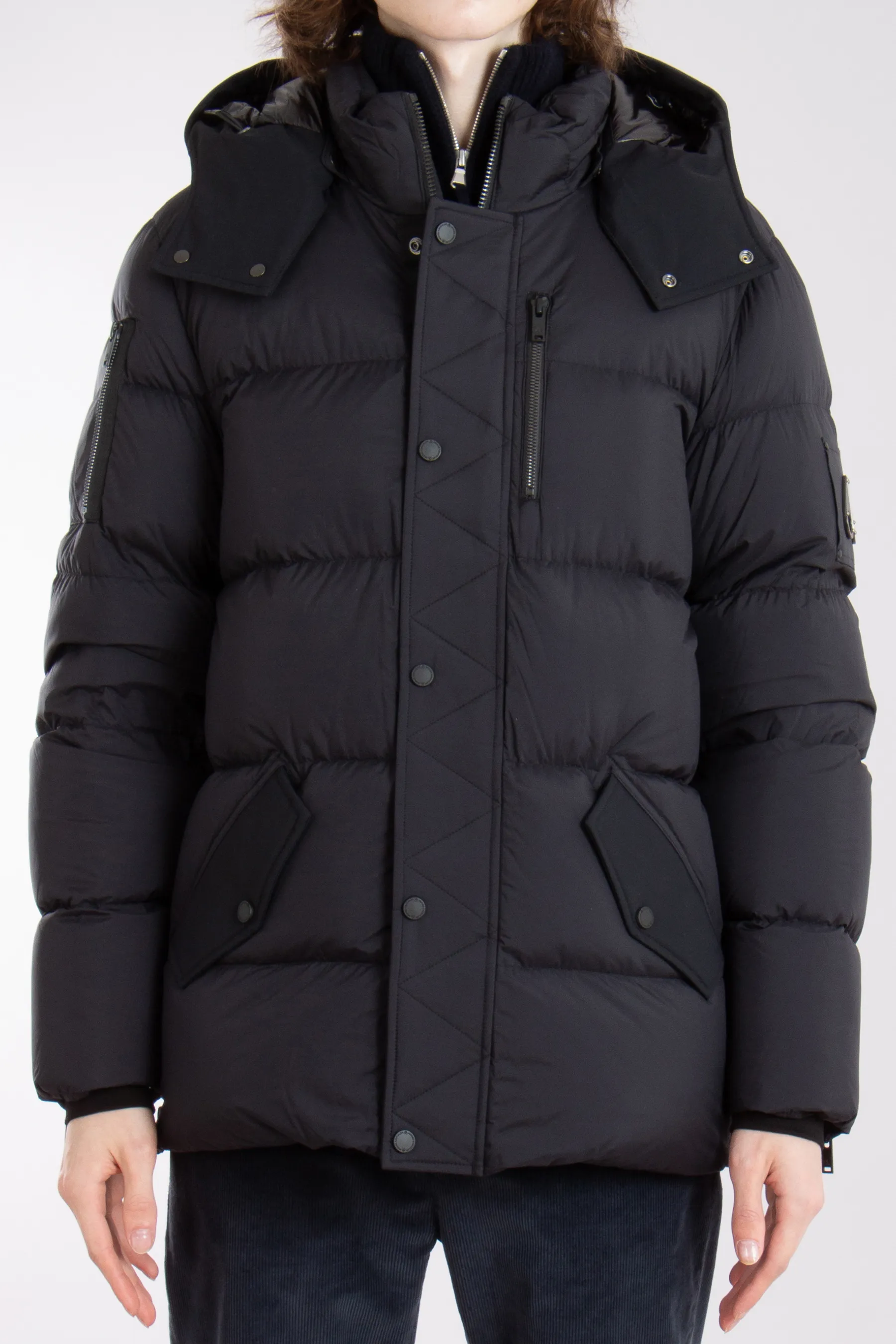 MOOSE KNUCKLES Nylon Down Jacket Everest 3Q  