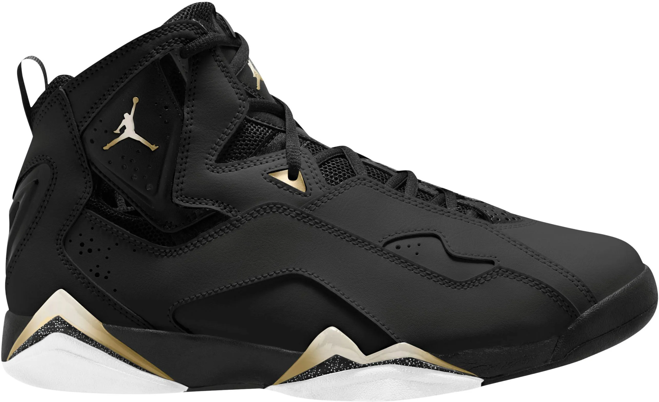 Nike Jordan True Flight Basketballschuhe Herren black-metallic gold-white im Online Shop von kaufen