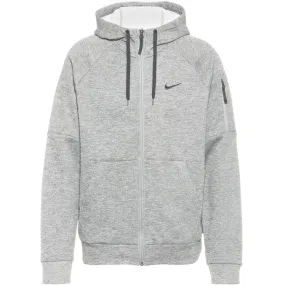 Nike Therma Trainingsjacke Herren dk grey heather-particle grey-black im Online Shop von kaufen