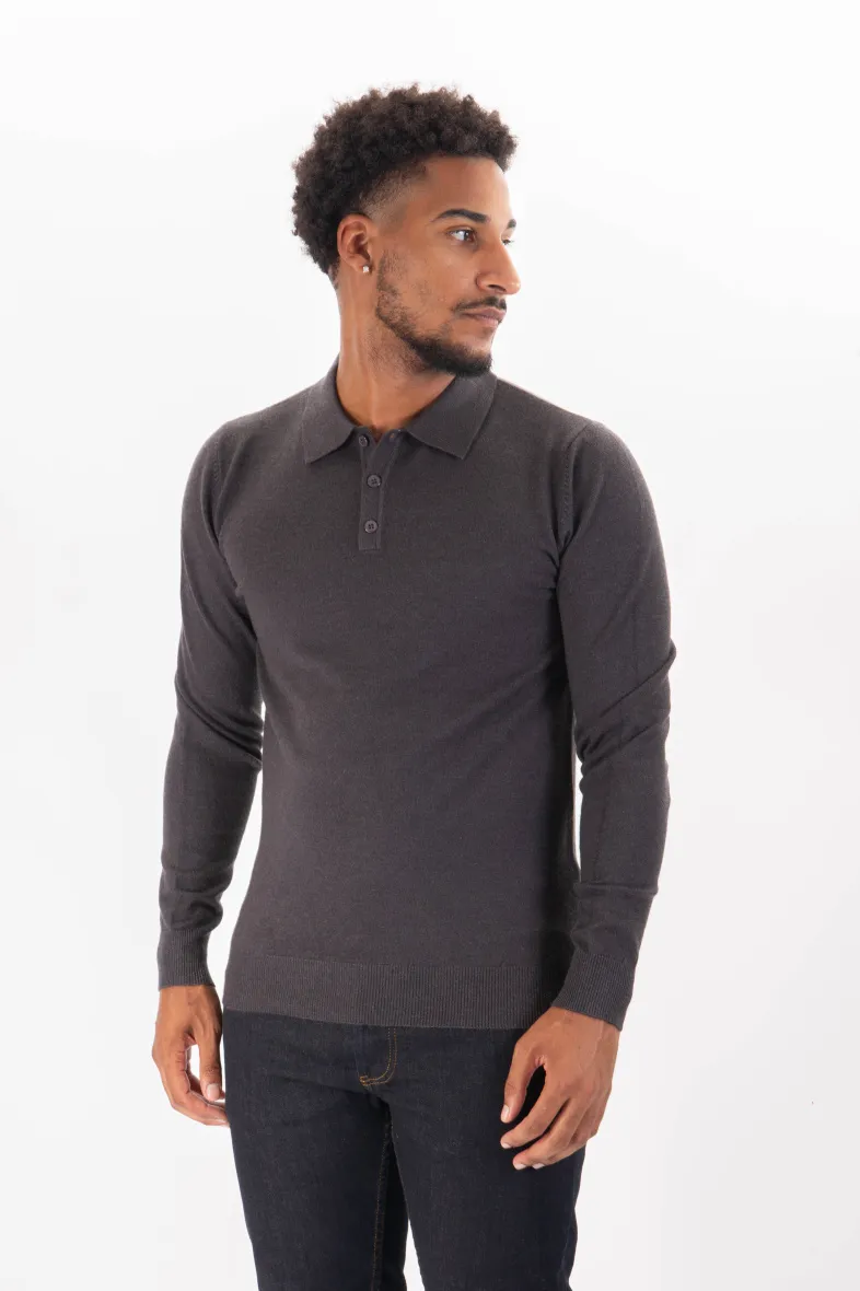 POLO-KRAGEN-PULLOVER