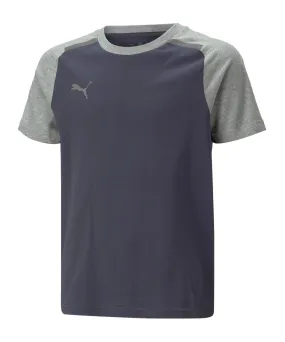 PUMA teamCUP Casuals T-Shirt Kids Funktionsshirt Kinder blaugrau im Online Shop von kaufen