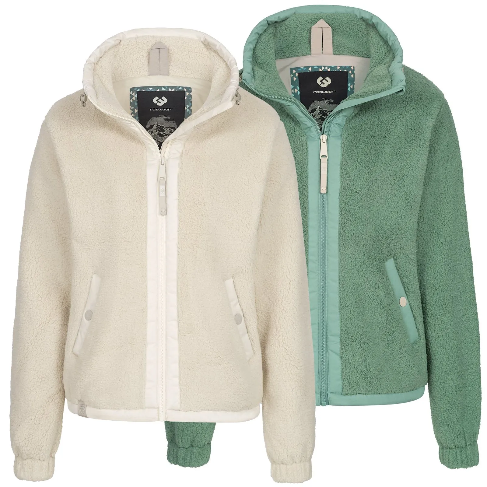 Ragwear Damen Teddyfleece-Jacke Nordicka