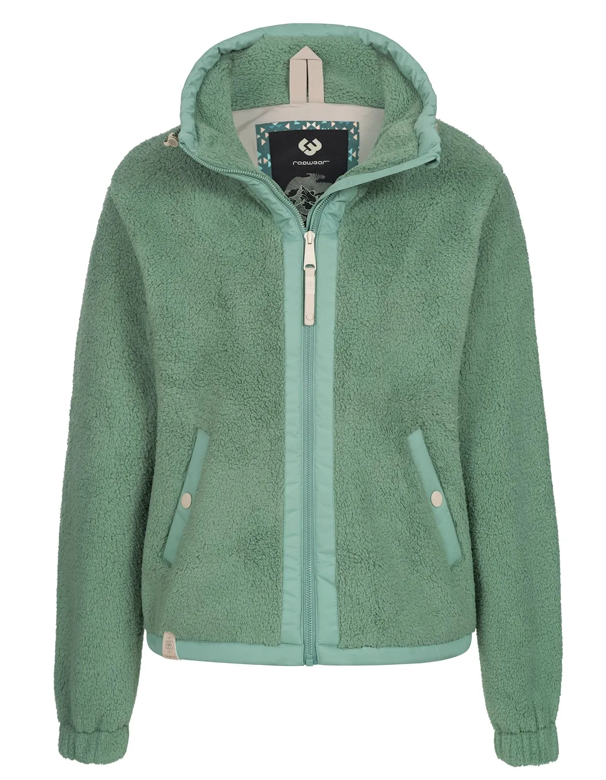 Ragwear Damen Teddyfleece-Jacke Nordicka