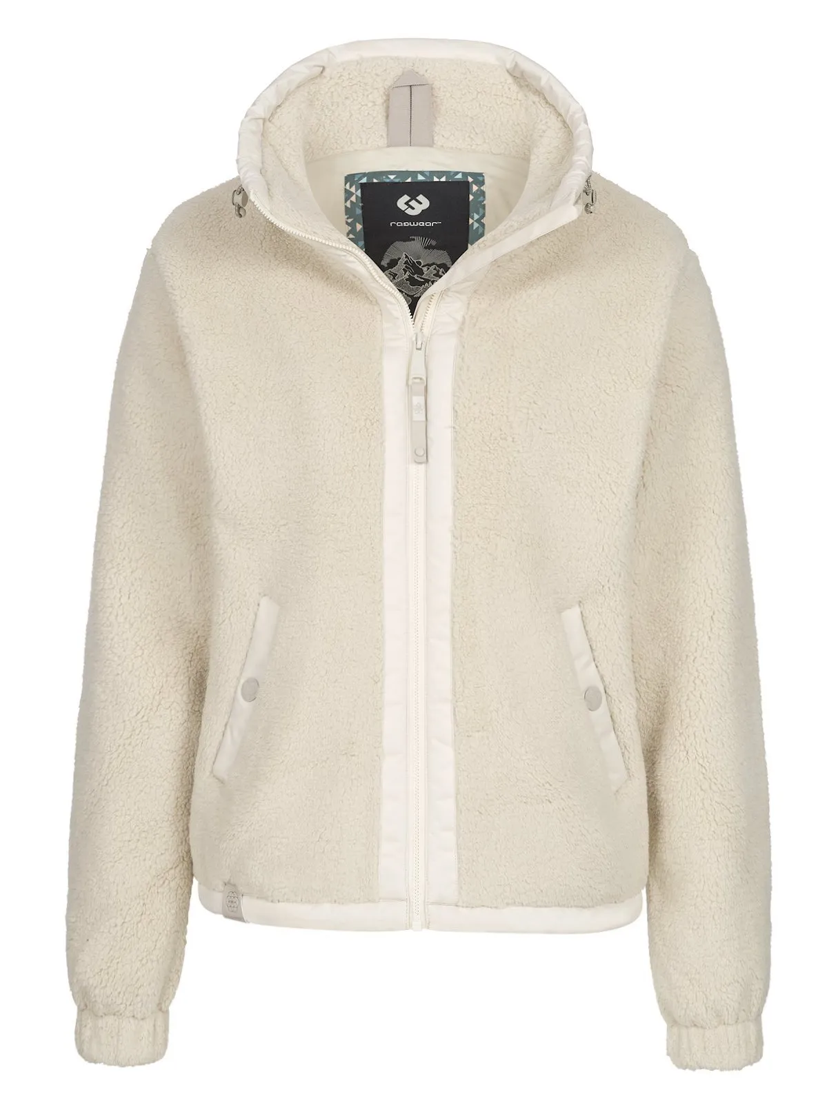Ragwear Damen Teddyfleece-Jacke Nordicka