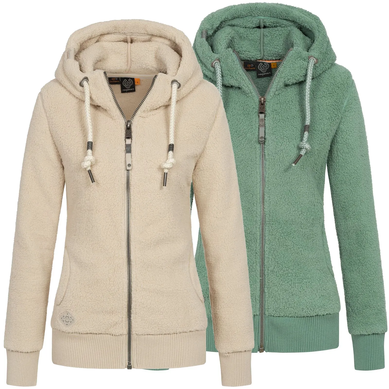 Ragwear Damen Teddyfleece-Jacke Vilmac