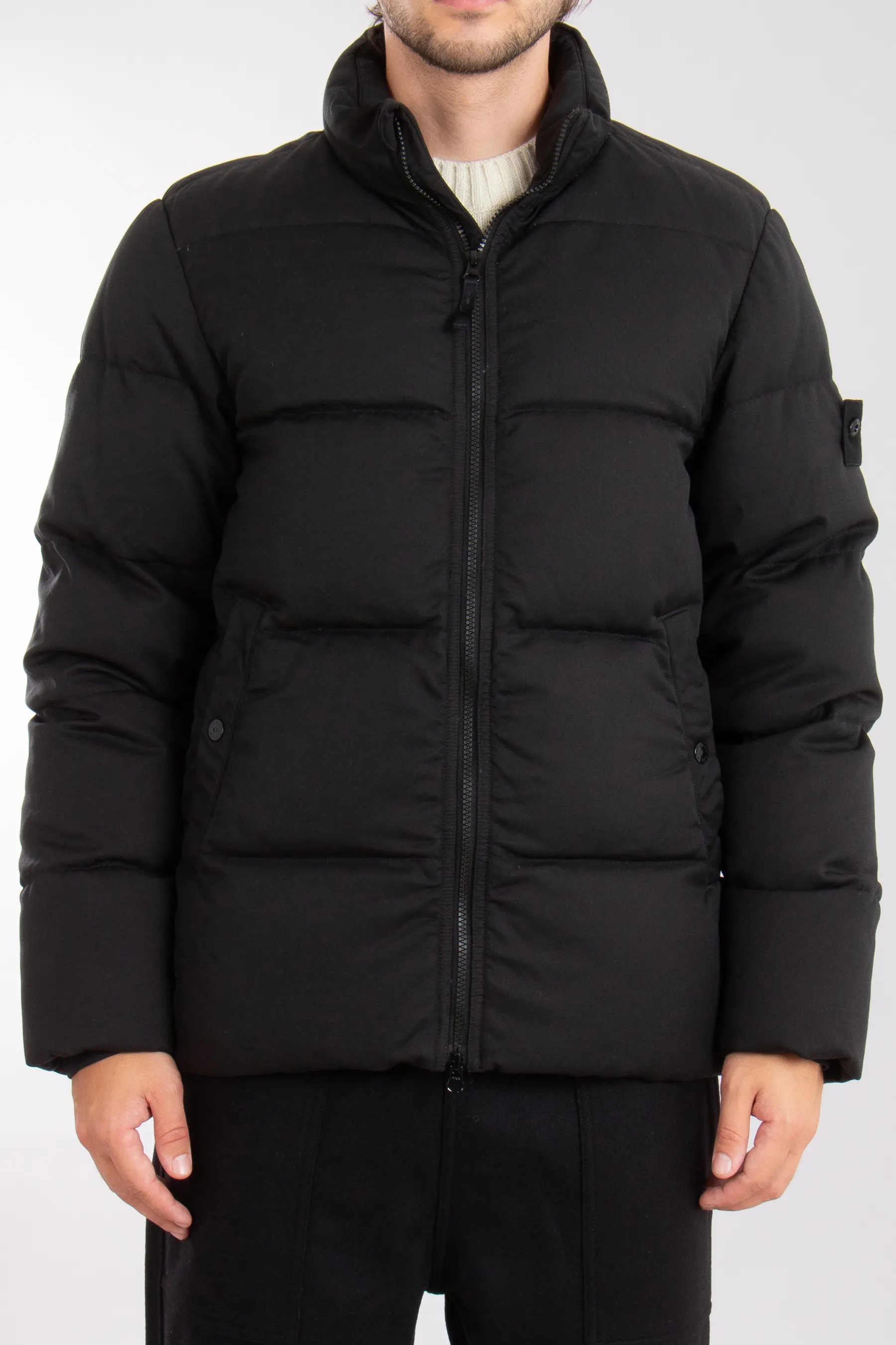 STONE ISLAND Ghost Piece Twill Wool Down Jacket  