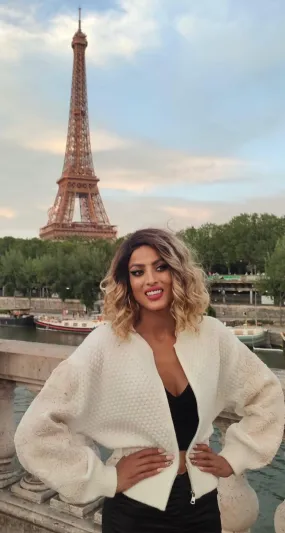 Strukturierter Strick-Cardigan mit Reißverschluss – Eleganz und Alltagskomfort