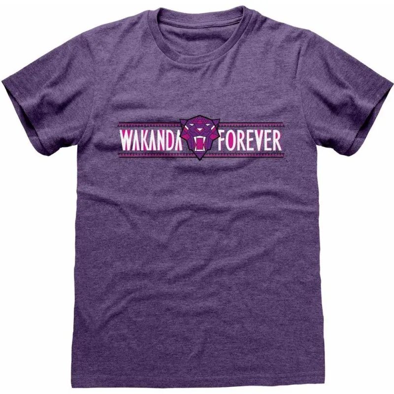 Stylisches Wakanda Forever T-Shirt – Lila Unisex Black Panther Shirt