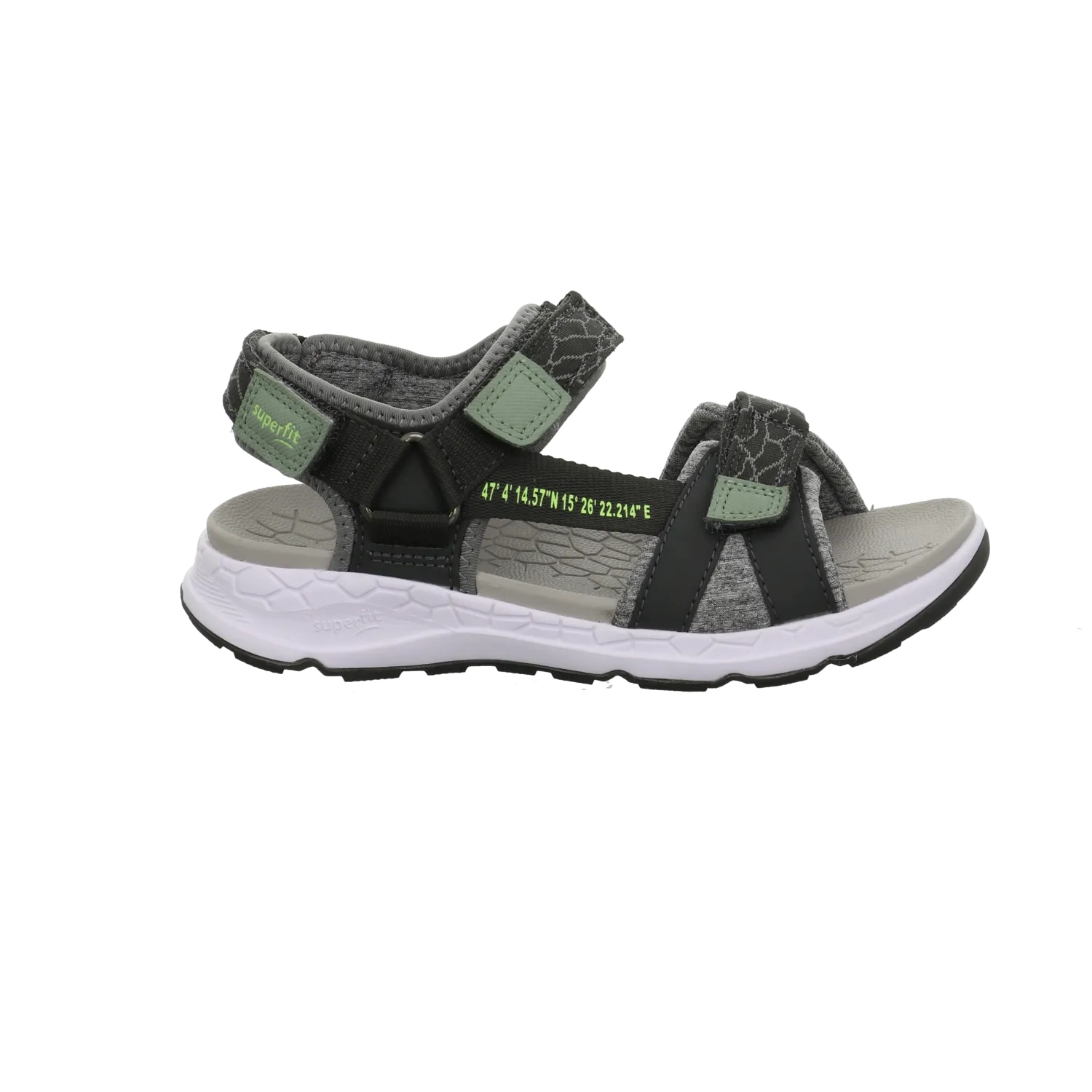 Superfit Sandalette J grau / dunkel-grau