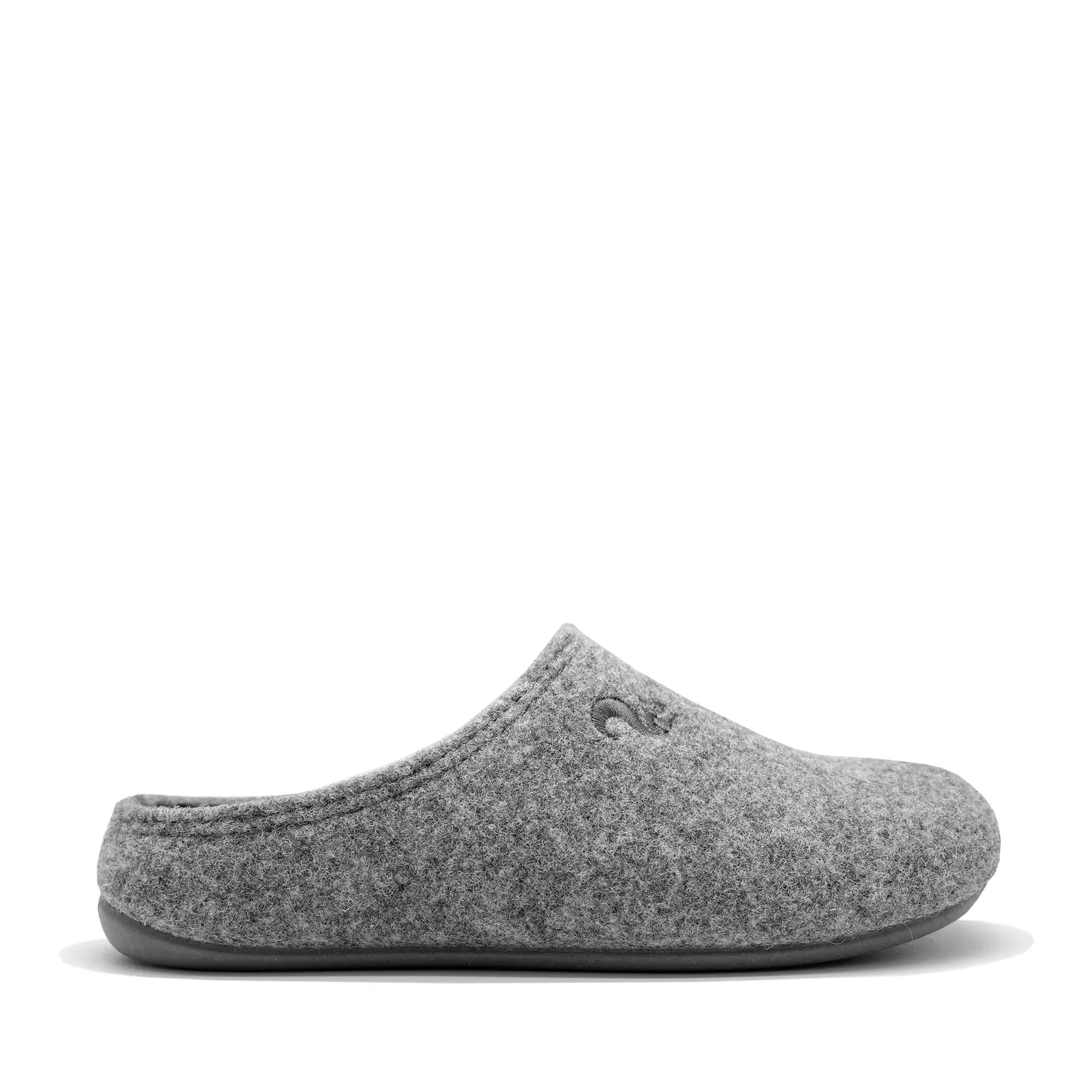   thies  thies 1856 ® Recycled PET Slipper vegan light grey grau  Hausschuh 