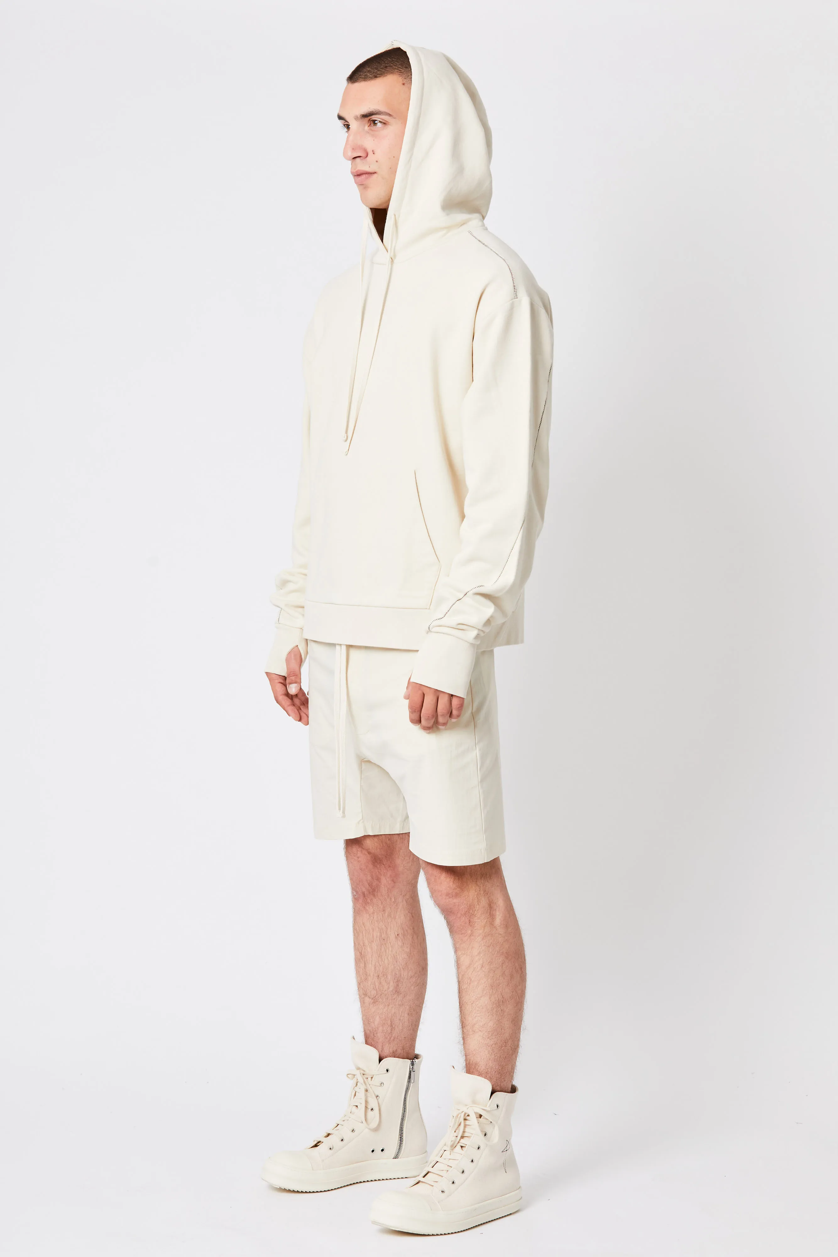 THOM KROM Oversized Cotton Hoodie  