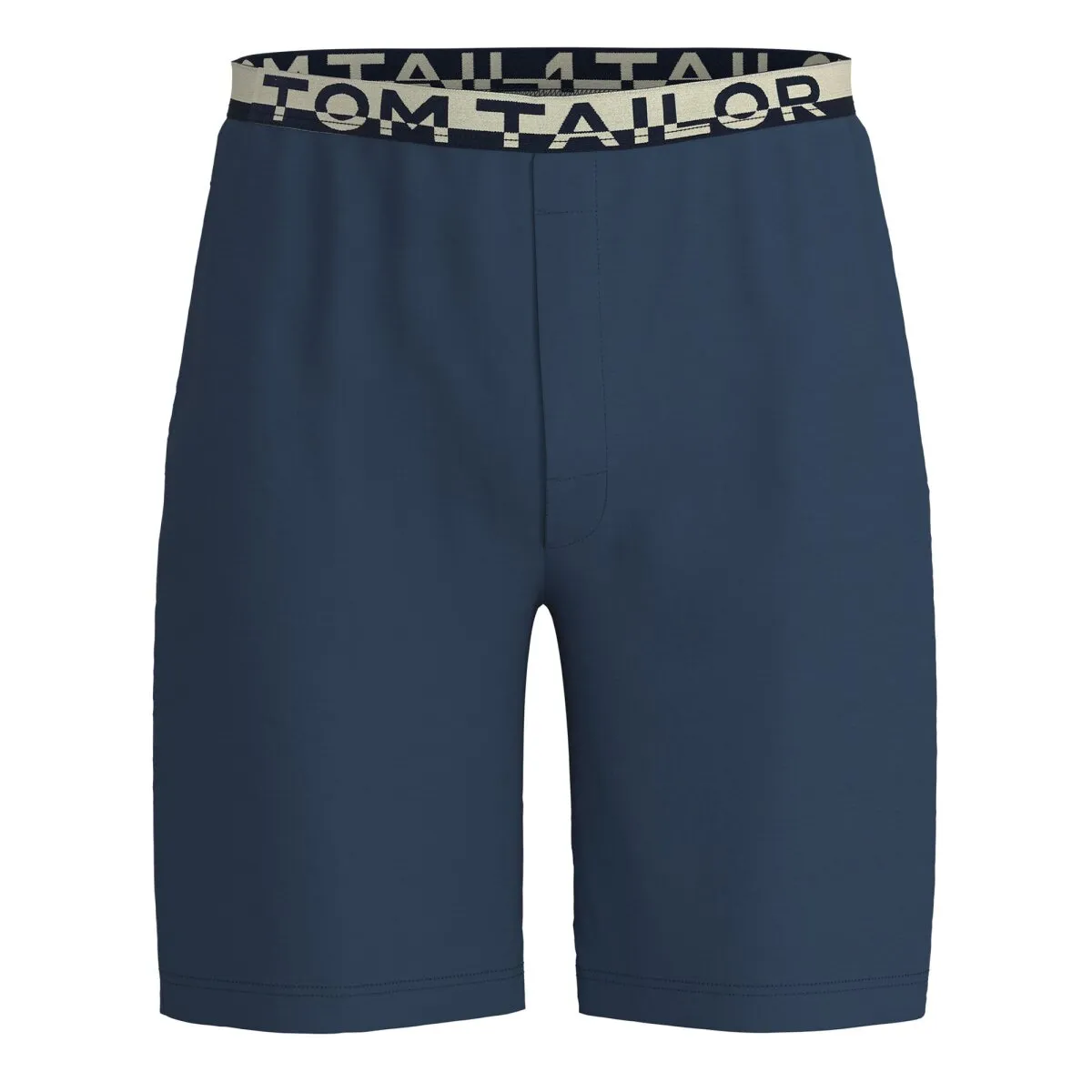 TOM TAILOR Herren Pyjamahose - Bermuda, kurz, Short, einfarbig