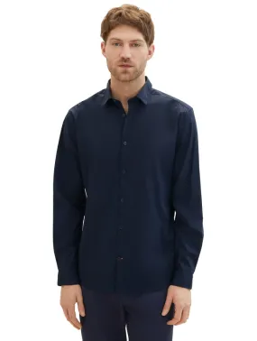 TOM TAILOR Langarmhemd »Poplin«, mit Manschetten