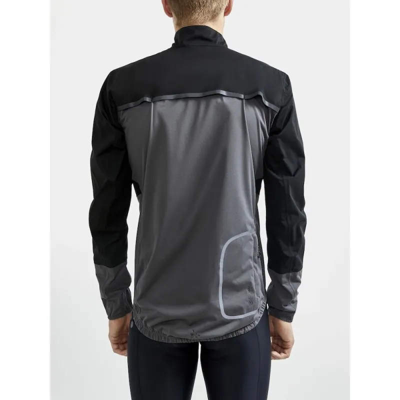 Wasserdichte, atmungsaktive Sportjacke / Fahrradjacke mit Reflektoren
